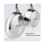 5-Ply Clad Stainless Steel 10 Piece Cookware Induction Pots and Pans Set