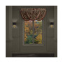 Garnet Waterfall Window Valance, 33" x 49"