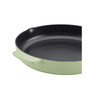 Enameled Cast Iron 12" Skillet with Helper Handle and Pour Spouts