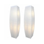 Alumni Chrome & Paper Floor Lamp (2-Pack)