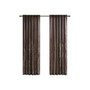 1-PC Andora Curtain Panel - 50x84" - Chocolate