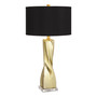Twist Crackle Glass Table Lamp