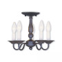 Williamsburgh 5-Light Convertible Mini Chandelier/Ceiling Mount