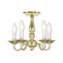 Williamsburgh 5-Light Convertible Mini Chandelier/Ceiling Mount