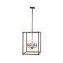 Magnolia 6-Light Adjustable Rustic Farmhouse LED Pendant