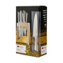 Damashiro Mizu Knife Block Oak Set, 7 Piece