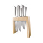 Damashiro Mizu Knife Block Oak Set, 7 Piece