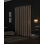 Montauk Art Deco 100% Blackout Back Tab Curtain Panel, 84" x 50"
