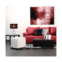 Simple Designs Brushed Nickel Tripod Table Lamp with Pleated Silk Sheer Shade