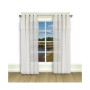 Geneva Pleated 2-Tone Grommet Curtain Panel 52"W x 96"L