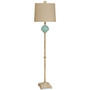 Ceramic Clamshell Floor Lamp