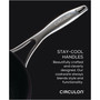 SteelShield C-Series Tri-Ply Clad Nonstick Frying Pan, 12.5-Inch, Silver