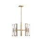 Winfield 10-Light Chandelier in Warm Brass