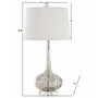 Milano Antique Mercury Glass Table Lamp
