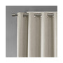Maya Printed Heathered Blackout Curtain Panel Taupe 50x84"