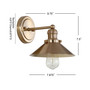 June Metal Shade Sconce