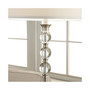 61" Metal and Crystal Floor Lamp