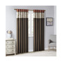 Serene Embroidered Window Panel Curtain, Spice - 50x84"