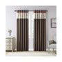 Serene Embroidered Window Panel Curtain, Spice - 50x84"