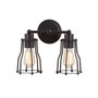 Evelyn 2-Light Metal Vanity Light