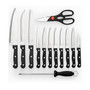 Kitchen Knife with Wooden Block, Set of 13