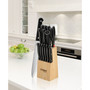 Kitchen Knife with Wooden Block, Set of 13