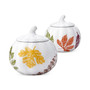 Harvest 2-Pc. Stoneware Pumpkin Cocottes Set, Created for Macy's