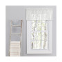 Woven Lace Rod Pocket w/Header  Curtain Valance 52"W x 14"L