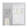 Woven Lace Rod Pocket w/Header  Curtain Valance 52"W x 14"L