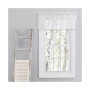 Woven Lace Rod Pocket w/Header  Curtain Valance 52"W x 14"L