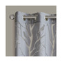 Averil Sheer Bird Window Curtain Panel, Grey - 50x63"