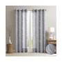 Averil Sheer Bird Window Curtain Panel, Grey - 50x63"