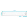 Indoor/Outdoor Polyester Curtain Tiebacks - Blue - Set of 4