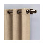 Grasscloth Lined Grommet Curtain Panel w/Wand 54"W x 45"L