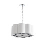 Coquille 4-Light 20" Adjustable Scalloped Shade Led Pendant