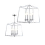 Gloria 4-Light Metal Led Pendant