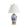 Zhou Traditional Cottage LED Table Lamp