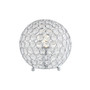 Gemma 8.25" Acrylic/Metal LED Table Lamp