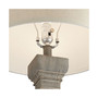 Poly Wood Grey Wash Table Lamp - Set of 2