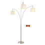 Palumbo 84" LED Arched Floor Lamp with Dimmer