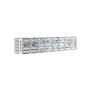 Evelyn Crystal Rectangle 4-Light Glam Modern LED Vanity Light