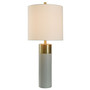 Concrete and Metal Table Lamp