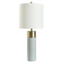 Concrete and Metal Table Lamp