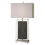 Sakana Gray Textured Table Lamp