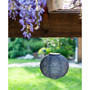 Home & Garden Soji Stella Globe Sky Metallic Wave Punch Solar Lantern
