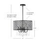 Gigi 17" Adjustable LED Drop Pendant