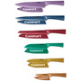 Color Metallic-Coated 12-Pc. Knife Set with Blade Guards