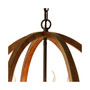 Canyon Home 3 Light Rustic Globe Chandelier