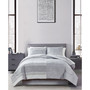 Douglas Stripe Greyscale 8 Piece Reversible Comforter Sets, Created for Macy's