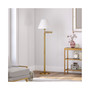 Moby Swing Arm Floor Lamp with Empire Shade